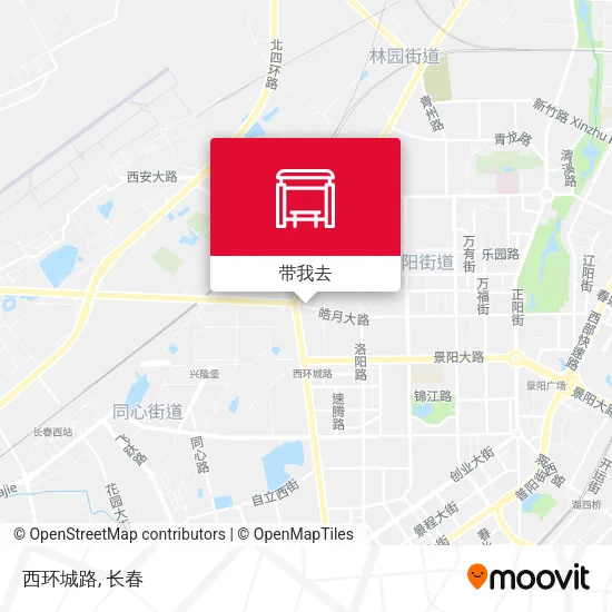 西环城路地图