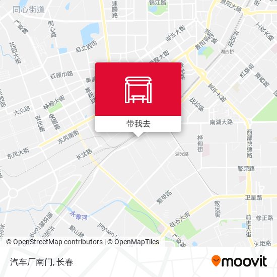 汽车厂南门地图