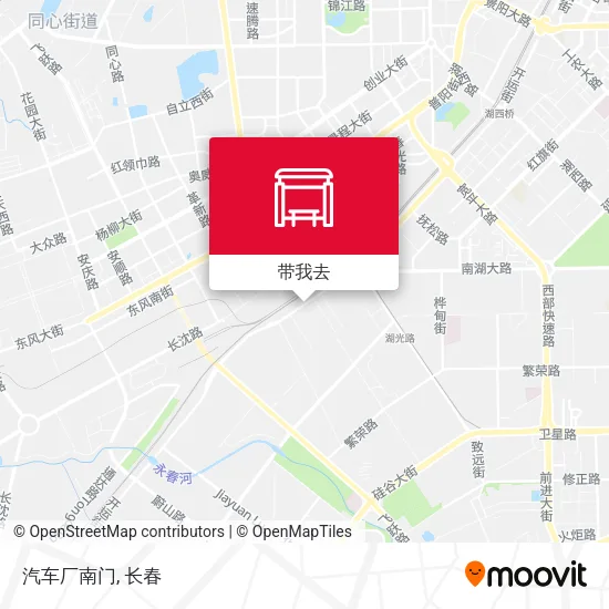 汽车厂南门地图