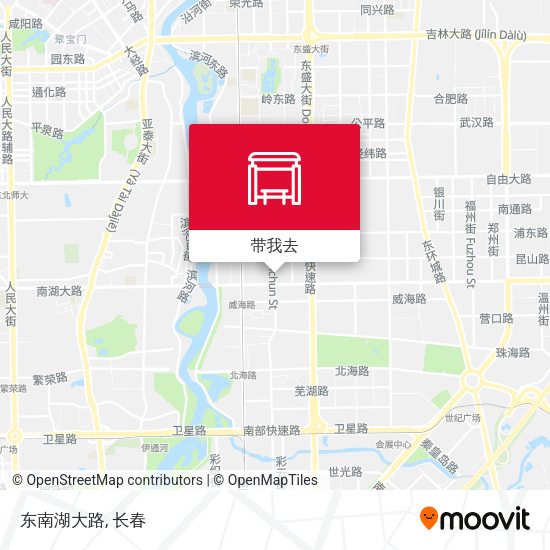 东南湖大路地图