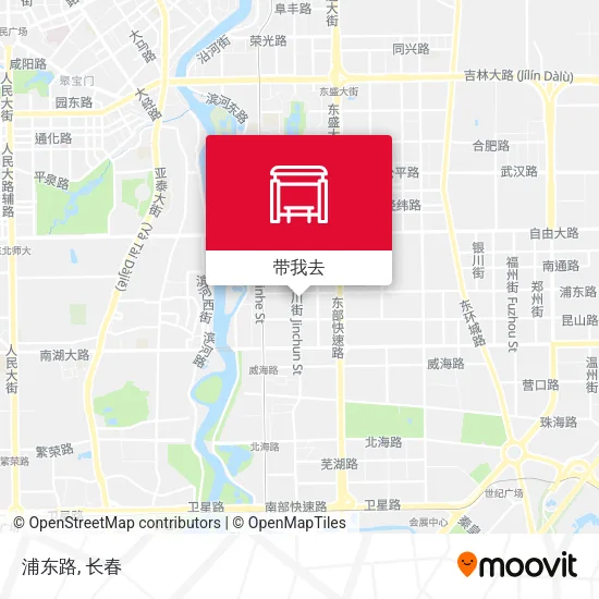 浦东路地图