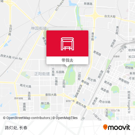 路灯处地图