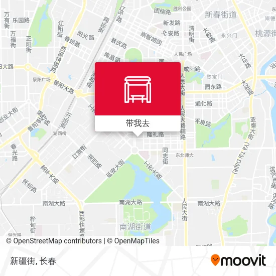 新疆街地图
