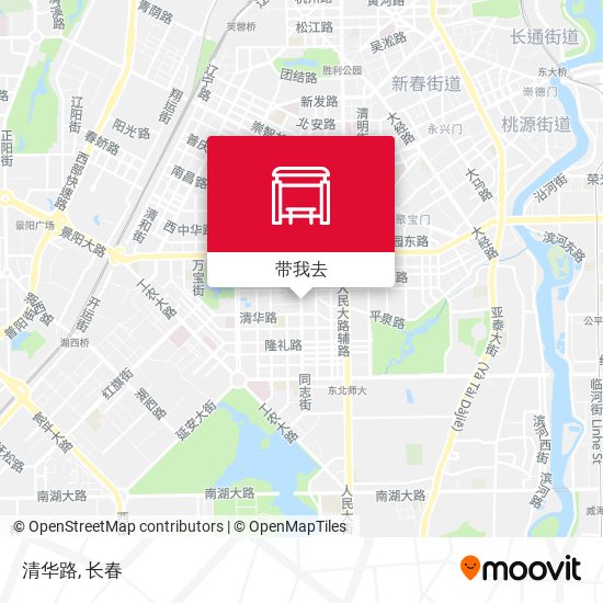 清华路地图