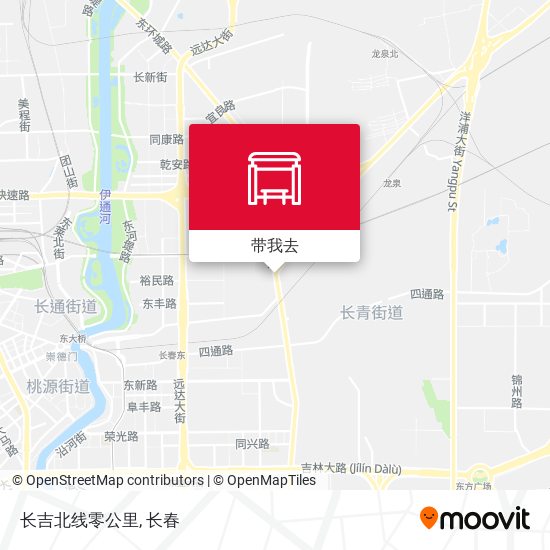 长吉北线零公里地图