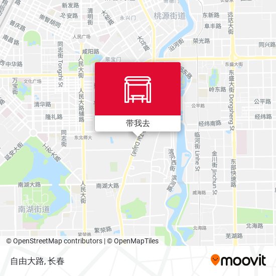 自由大路地图