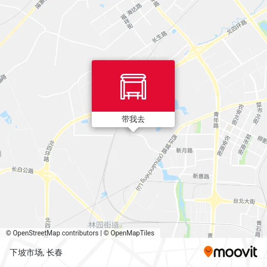 下坡市场地图