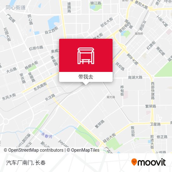 汽车厂南门地图