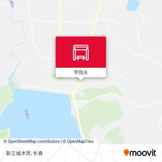 新立城水库地图