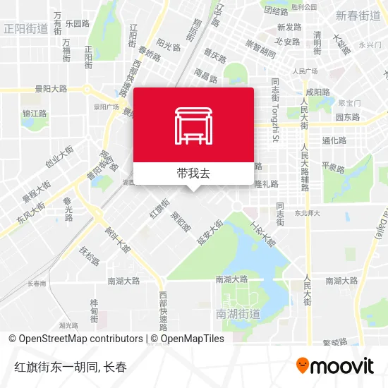 红旗街东一胡同地图