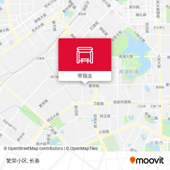 繁荣小区地图