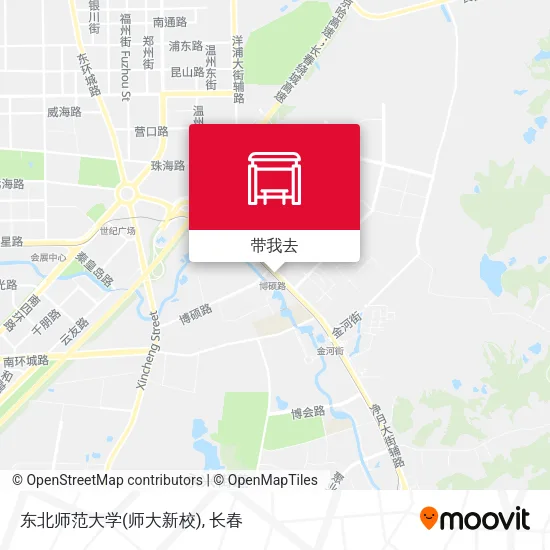 东北师范大学(师大新校)地图