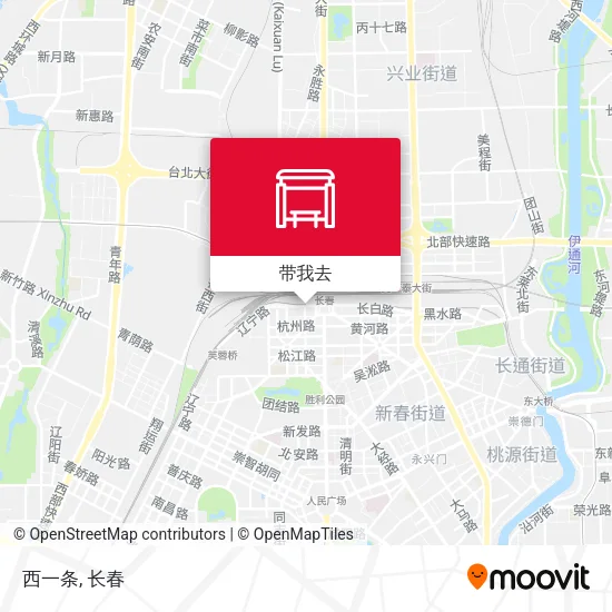 西一条地图