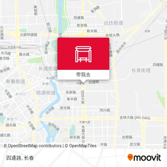 四通路地图