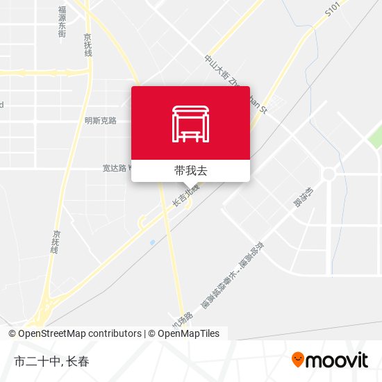 市二十中地图