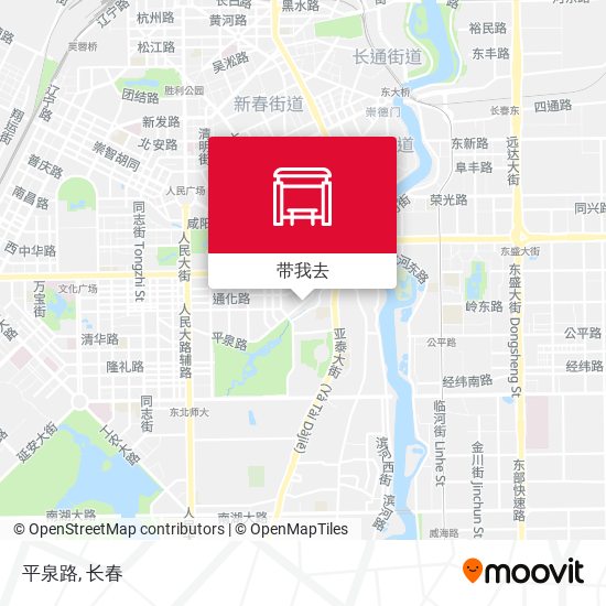 平泉路地图