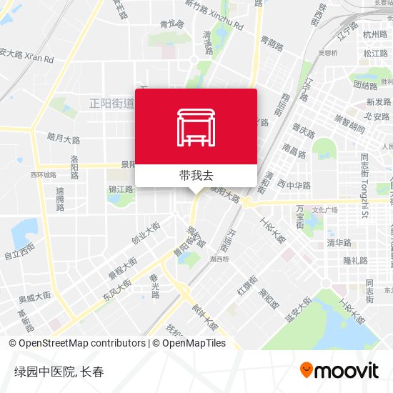 绿园中医院地图