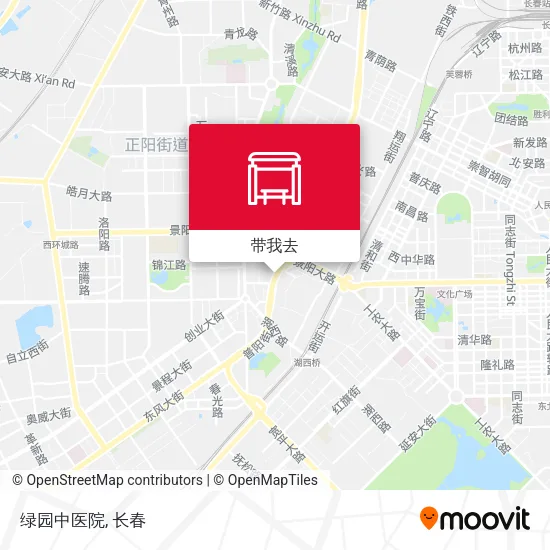 绿园中医院地图