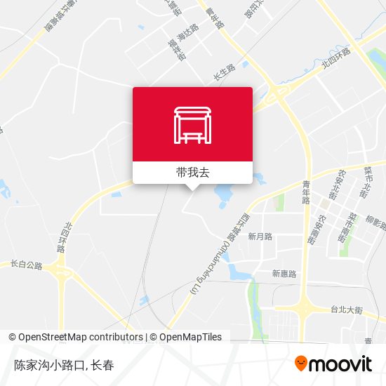 陈家沟小路口地图