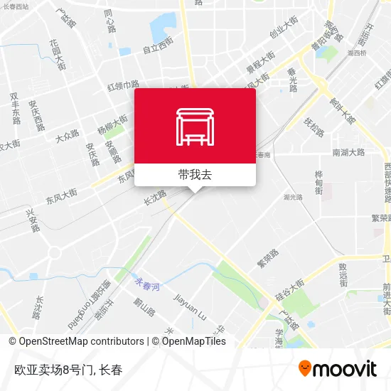欧亚卖场8号门地图