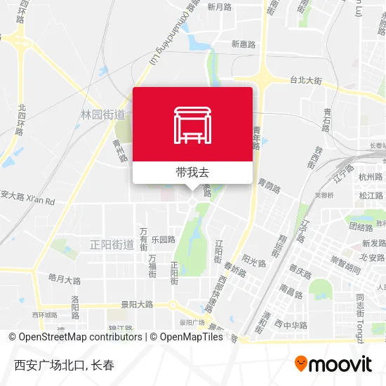 西安广场北口地图