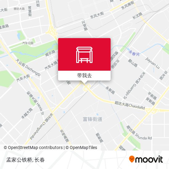 孟家公铁桥地图
