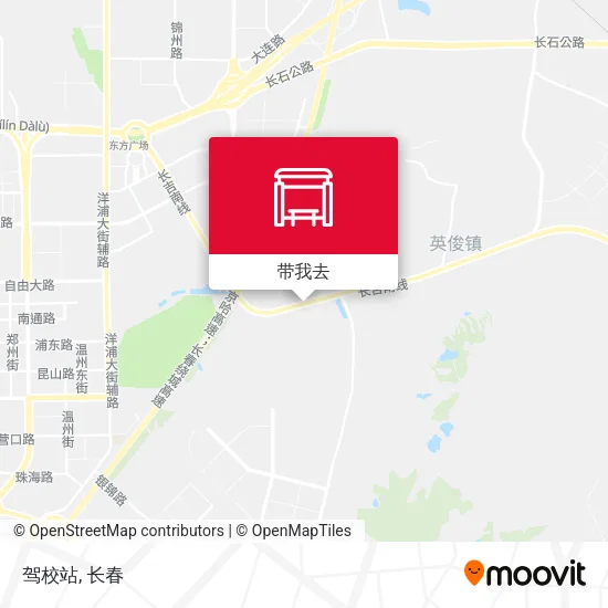 驾校站地图