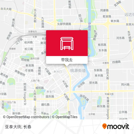 亚泰大街地图