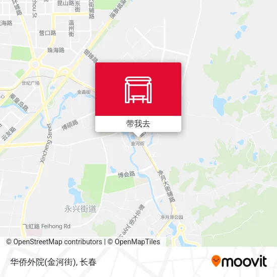 华侨外院(金河街)地图
