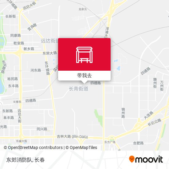 东郊消防队地图