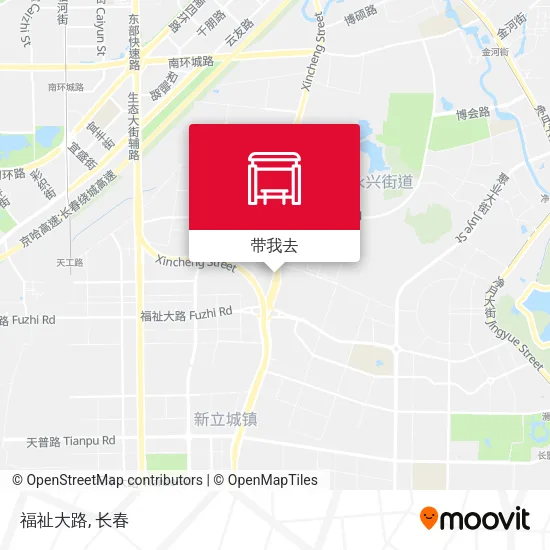 福祉大路地图