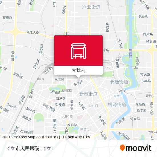 长春市人民医院地图