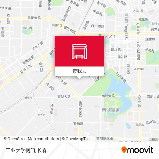 工业大学侧门地图
