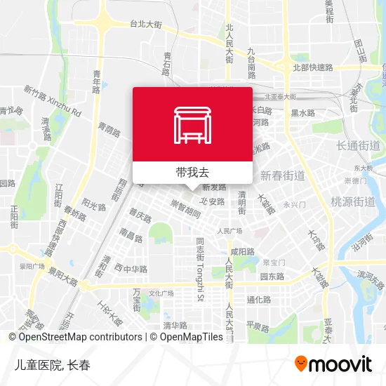 儿童医院地图