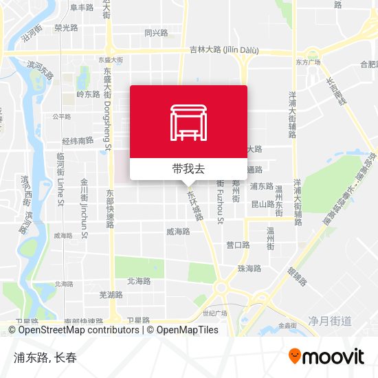 浦东路地图
