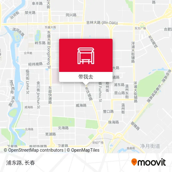 浦东路地图