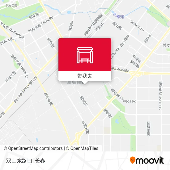 双山东路口地图