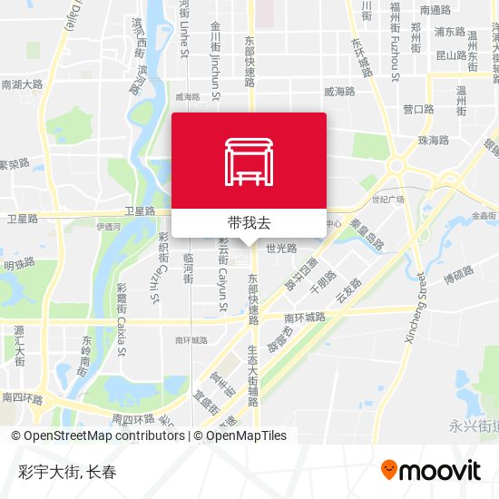 彩宇大街地图