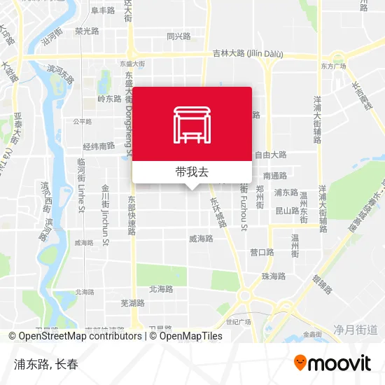 浦东路地图