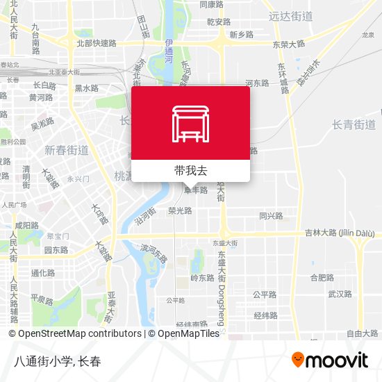 八通街小学地图