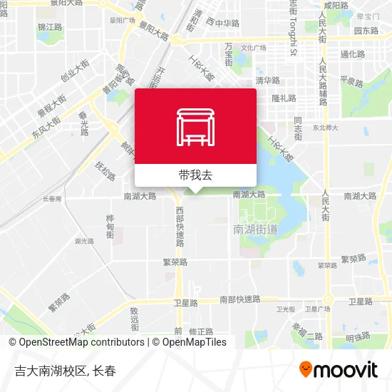吉大南湖校区地图