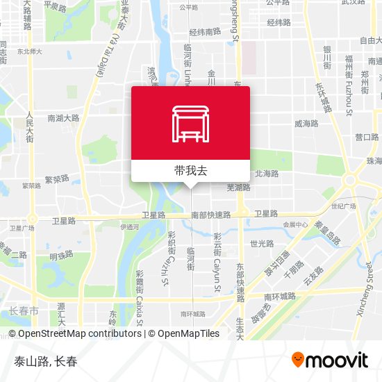 泰山路地图