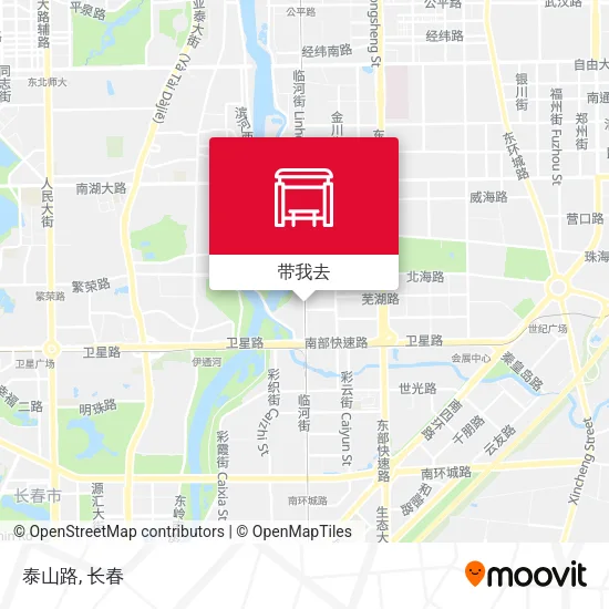 泰山路地图