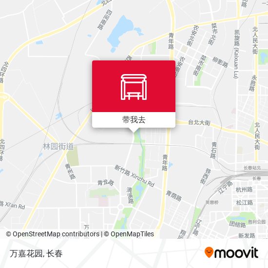 万嘉花园地图