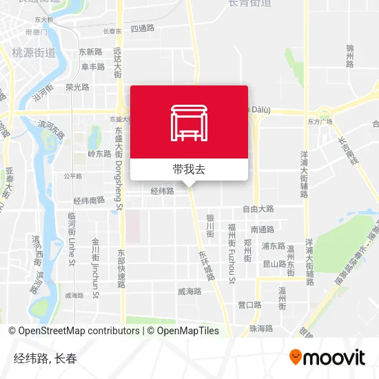 经纬路地图