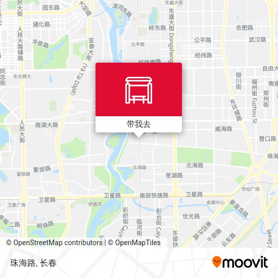 珠海路地图