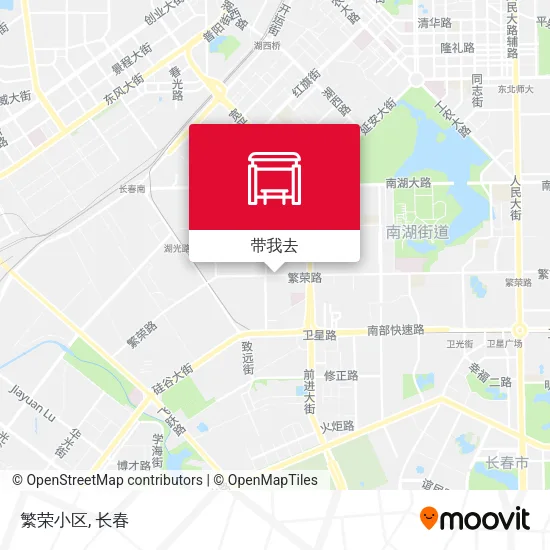 繁荣小区地图
