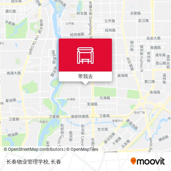 长春物业管理学校地图