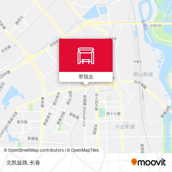 北凯旋路地图