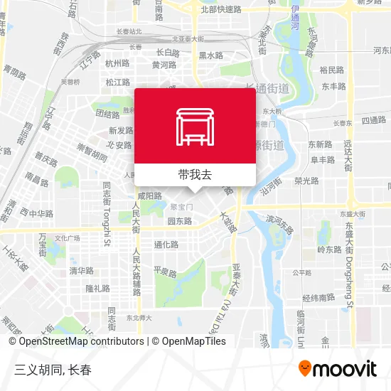 三义胡同地图